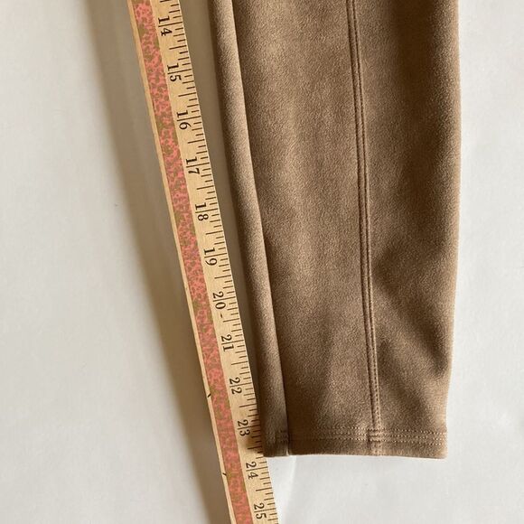 Spanx Faux Suede Leggings Camel Size Medium - Picture 11 of 14